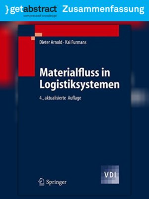cover image of Materialfluss in Logistiksystemen (Zusammenfassung)